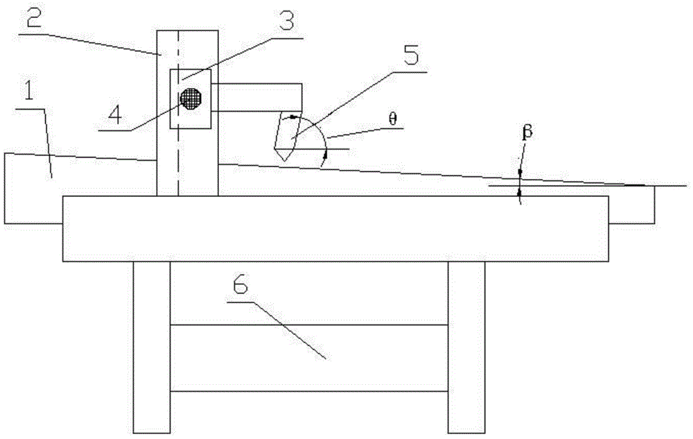 Flattening device of flour slices