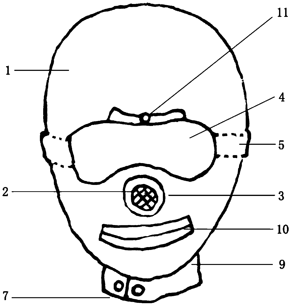 Respiratory protection head cover