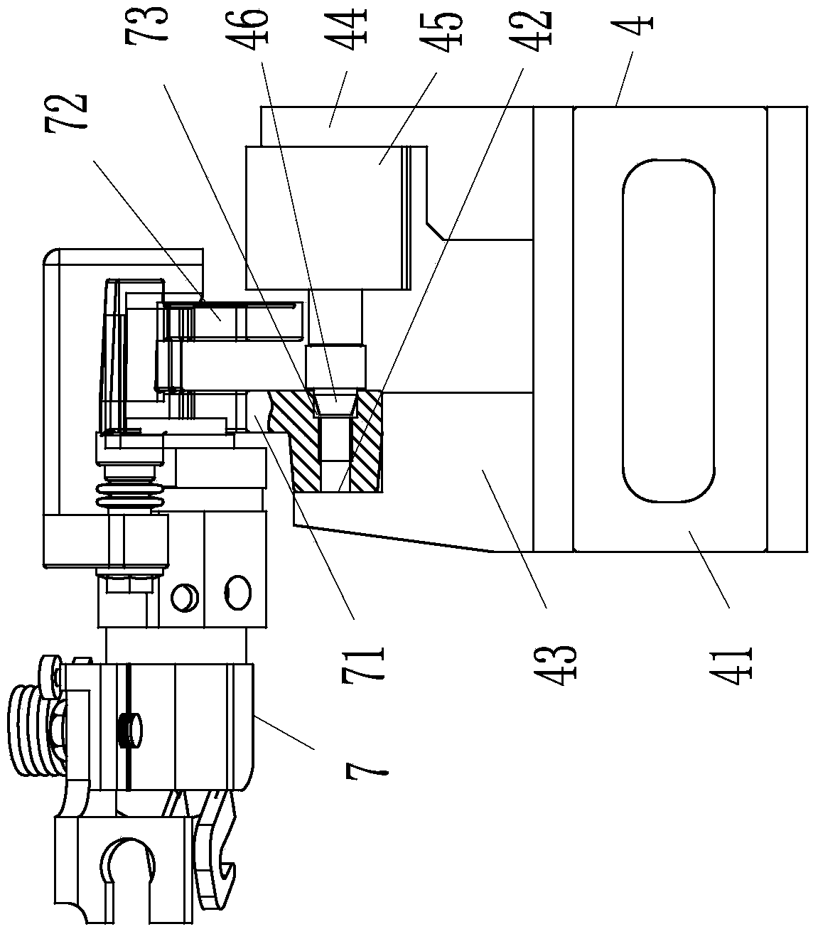 Device and method for testing sliding resistance of brake caliper assembly