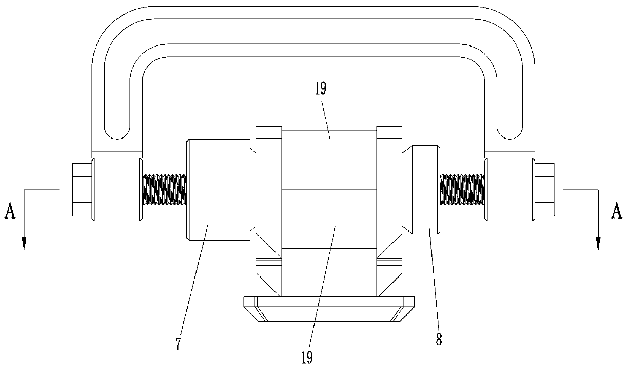 Mine car pull rod seat welding maintenance method