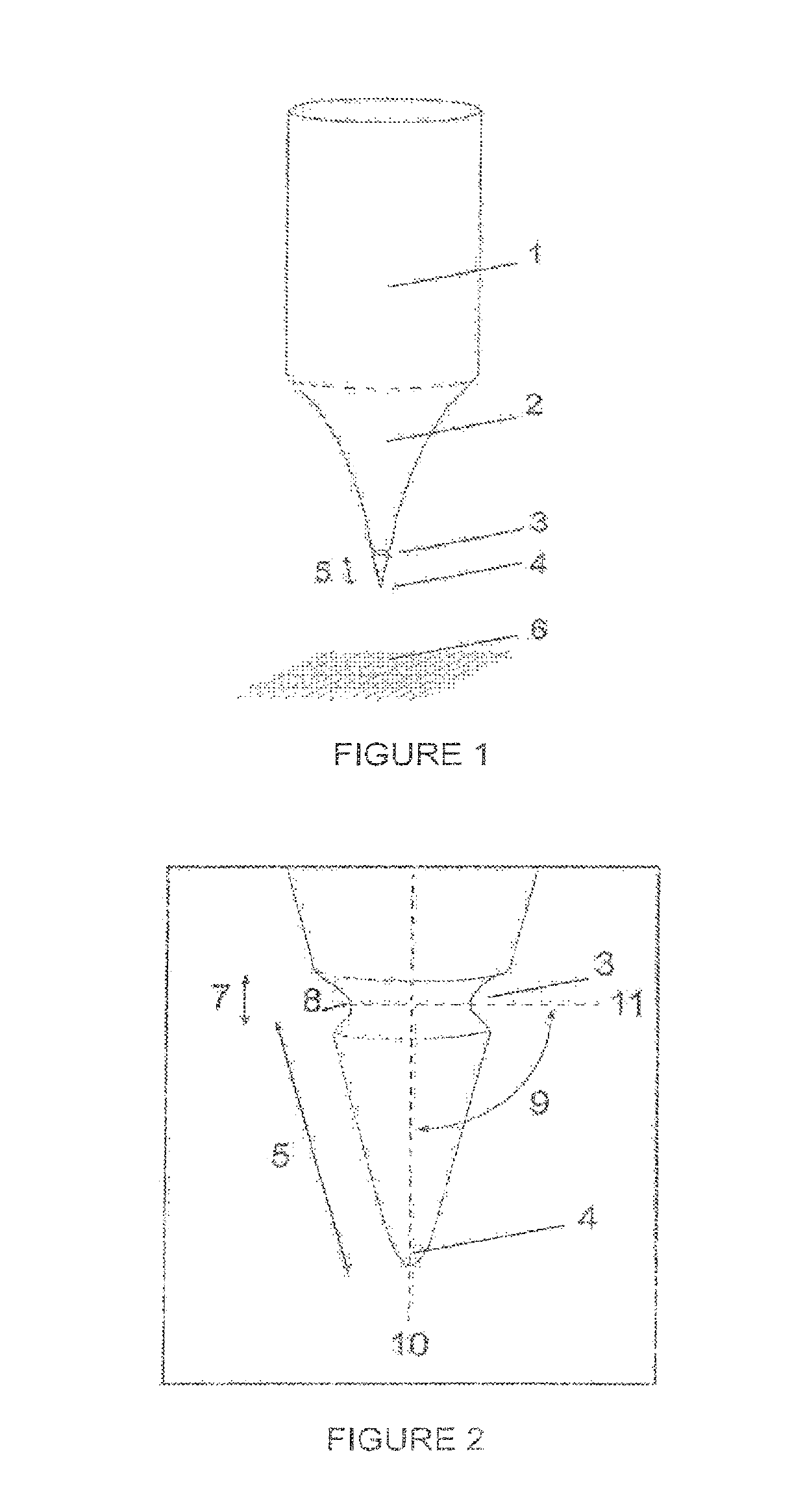 Metallic device for scanning near-field optical microscopy and spectroscopy and method for manufacturing same