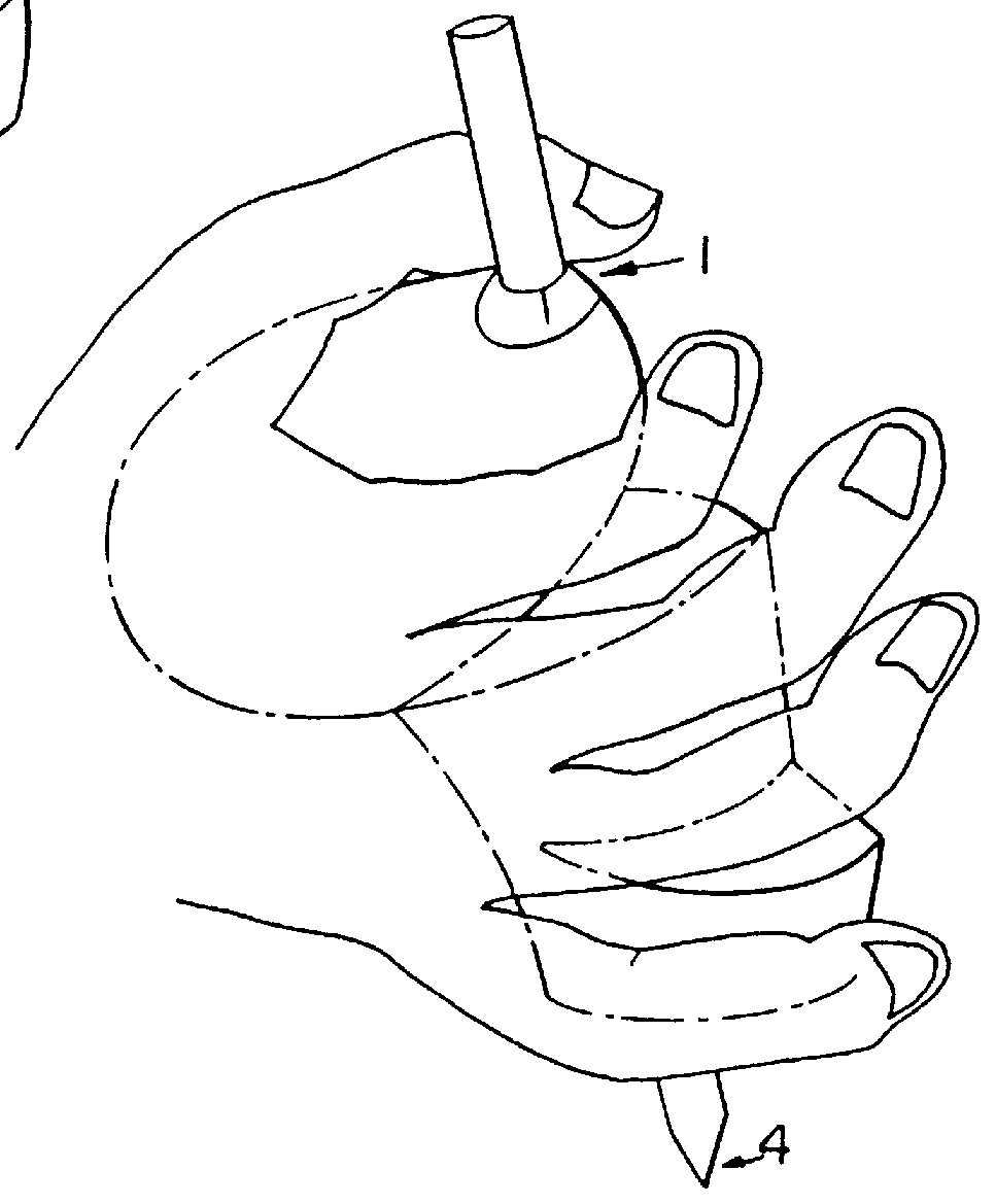 Adaptable pressure writing instrument holder