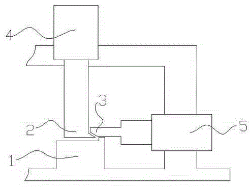 Flanging device for aluminum heat shield for automobile