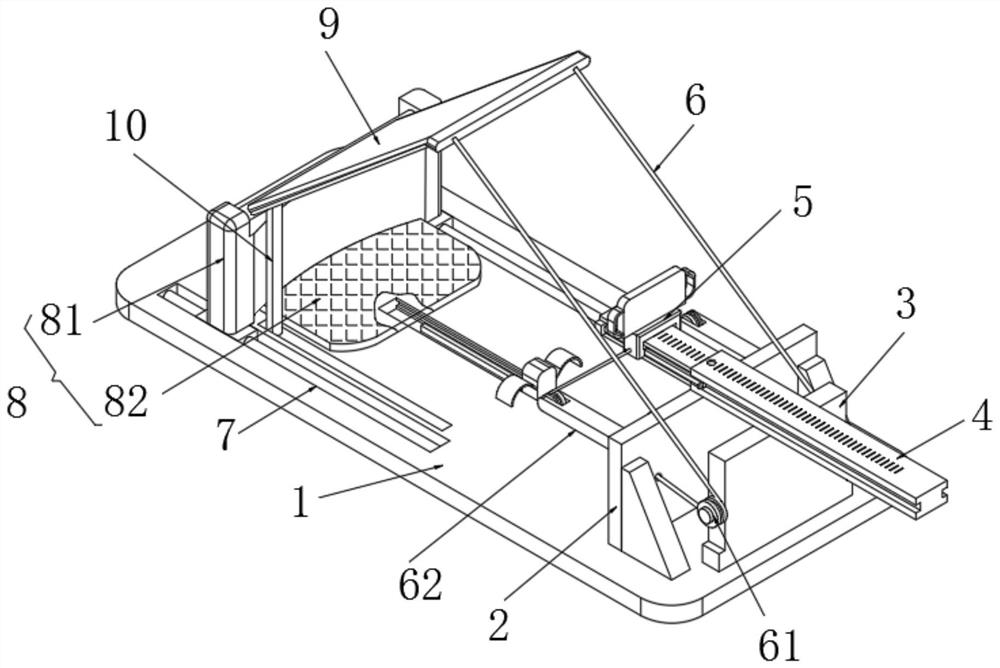 Sit-and-reach exercise equipment for primary and secondary school students