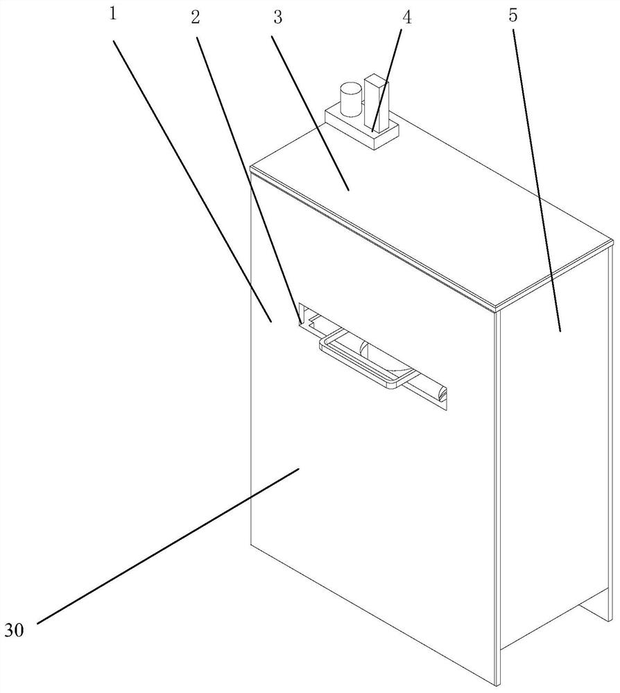 An automatic fruit ball digging device