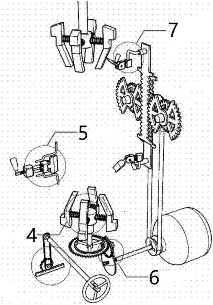 Bamboo joint removing and bamboo outer skin scraping integration machine