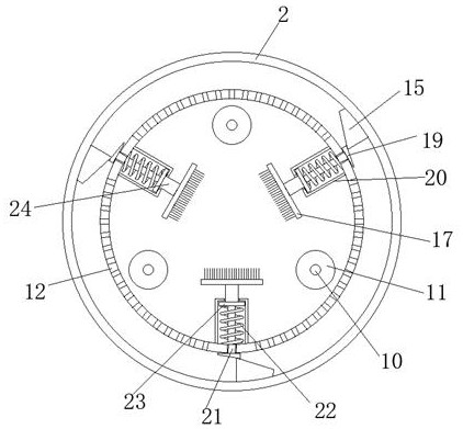 Multi-directional cleaning and nursing device in internal and external medical care