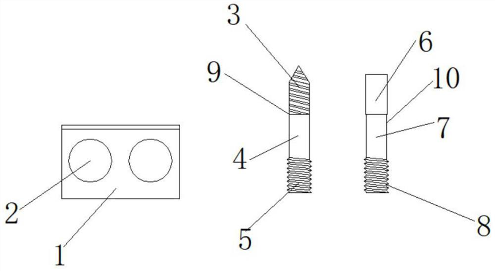 Water-rich quicksand layer soft foundation reinforcing structure