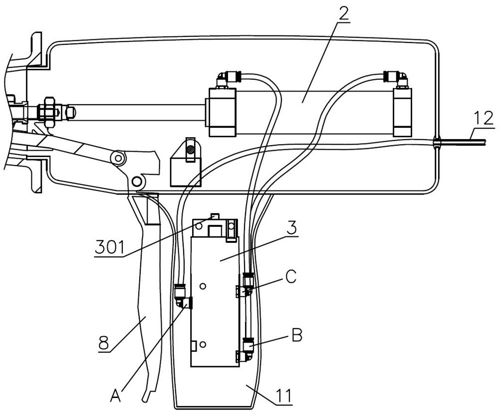 Pneumatic endoscope anastomat