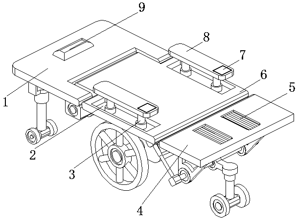 A multifunctional folding rehabilitation nursing bed