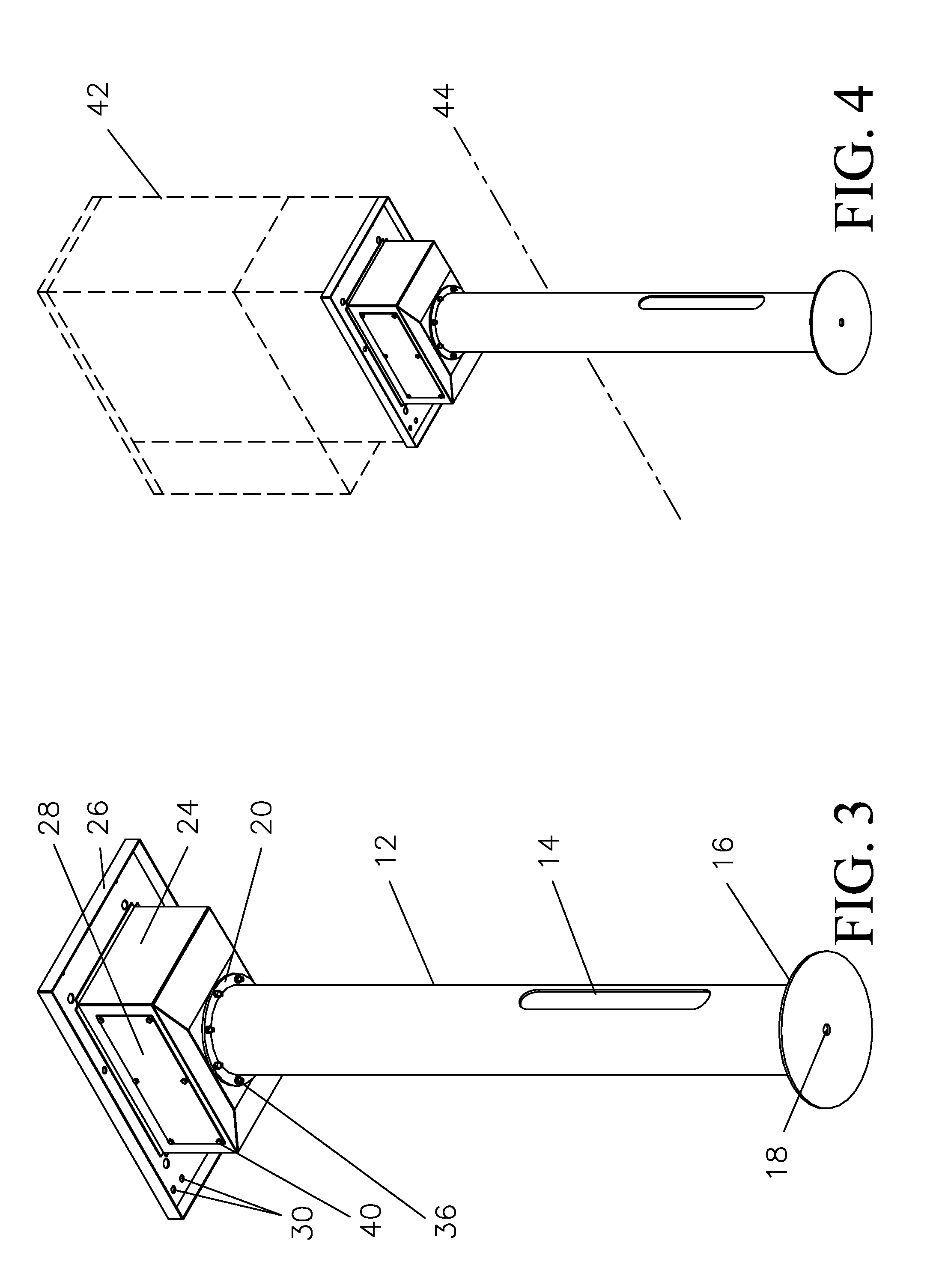 Apparatus and method for mounting of cabinets