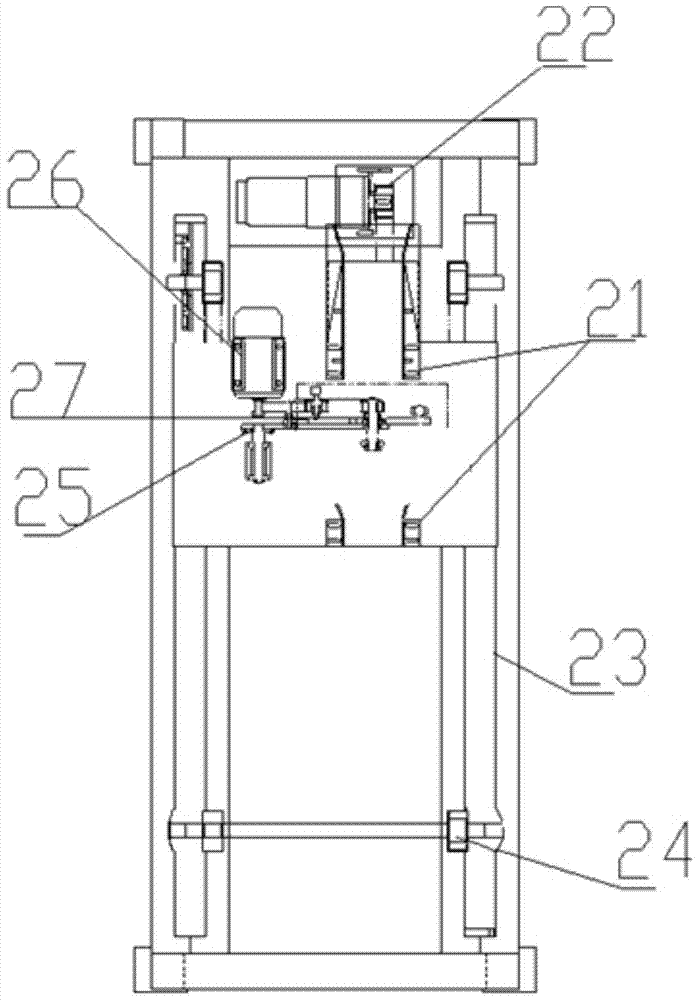 A traction cross-cutting machine for producing xps profiles