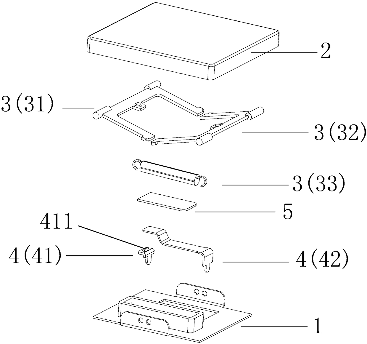 Key switch with pressing balance function