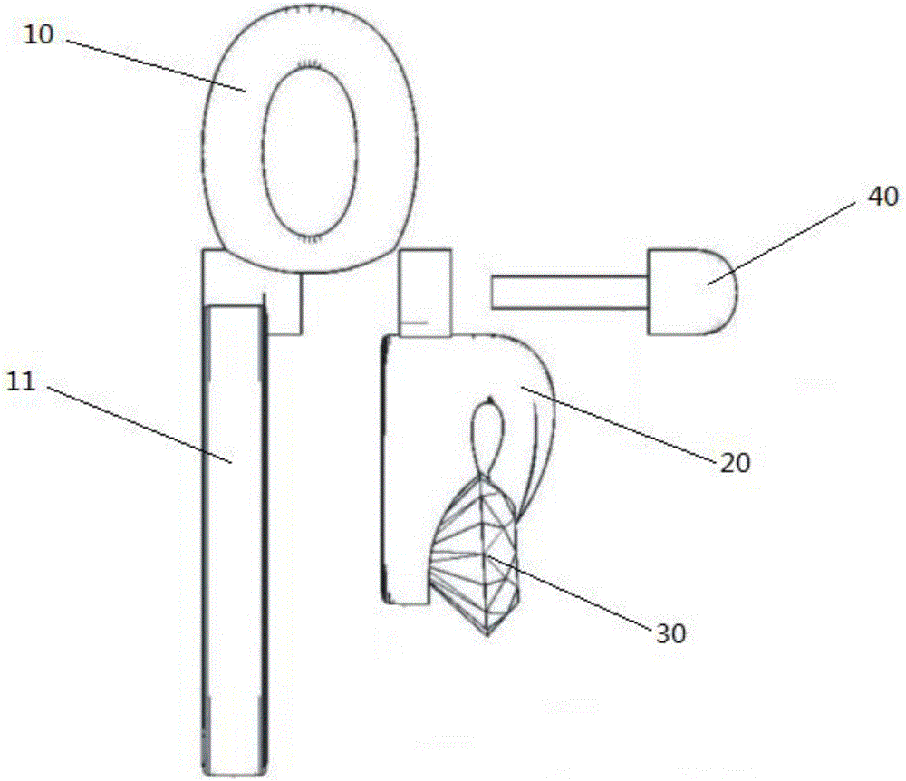 Gem clamping and mounting structure, jewelry structure and installation method of jewelry structure