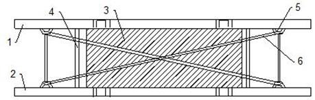 Shock isolation system based on rubber damping and used for high-rise building