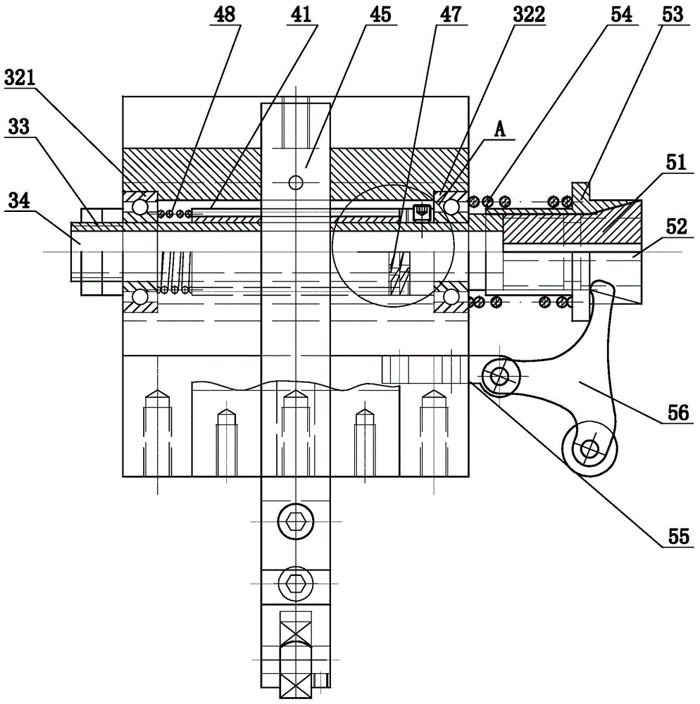 Thin-wall gold tube automatic shrinking machine