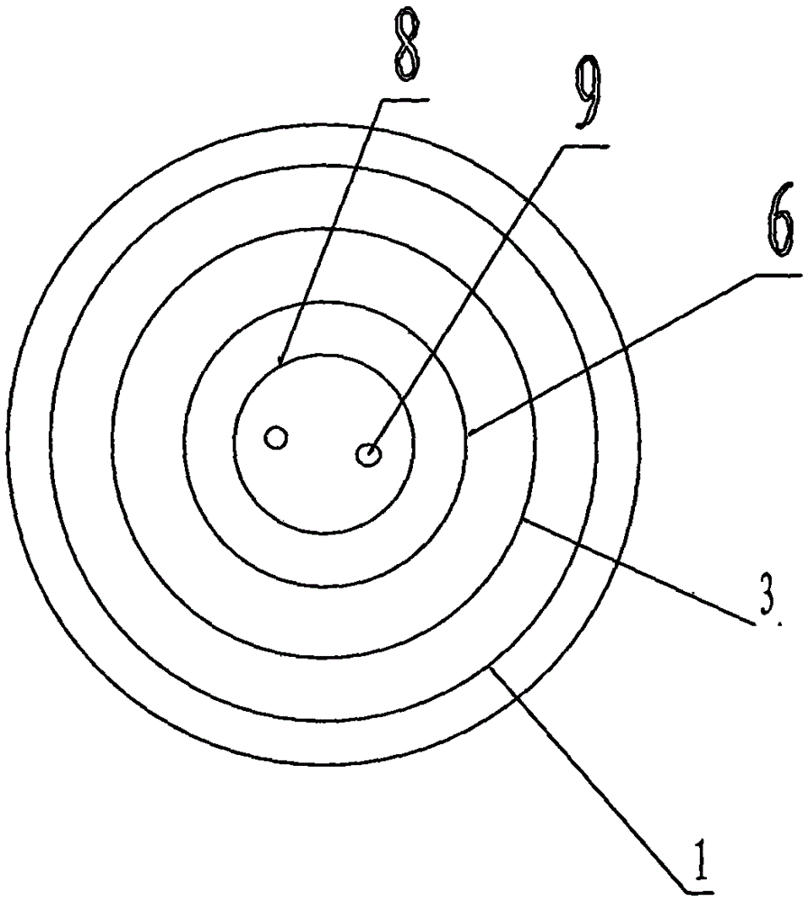 A combustion-supporting method for an oxygen-enriched device of a cement rotary kiln burner