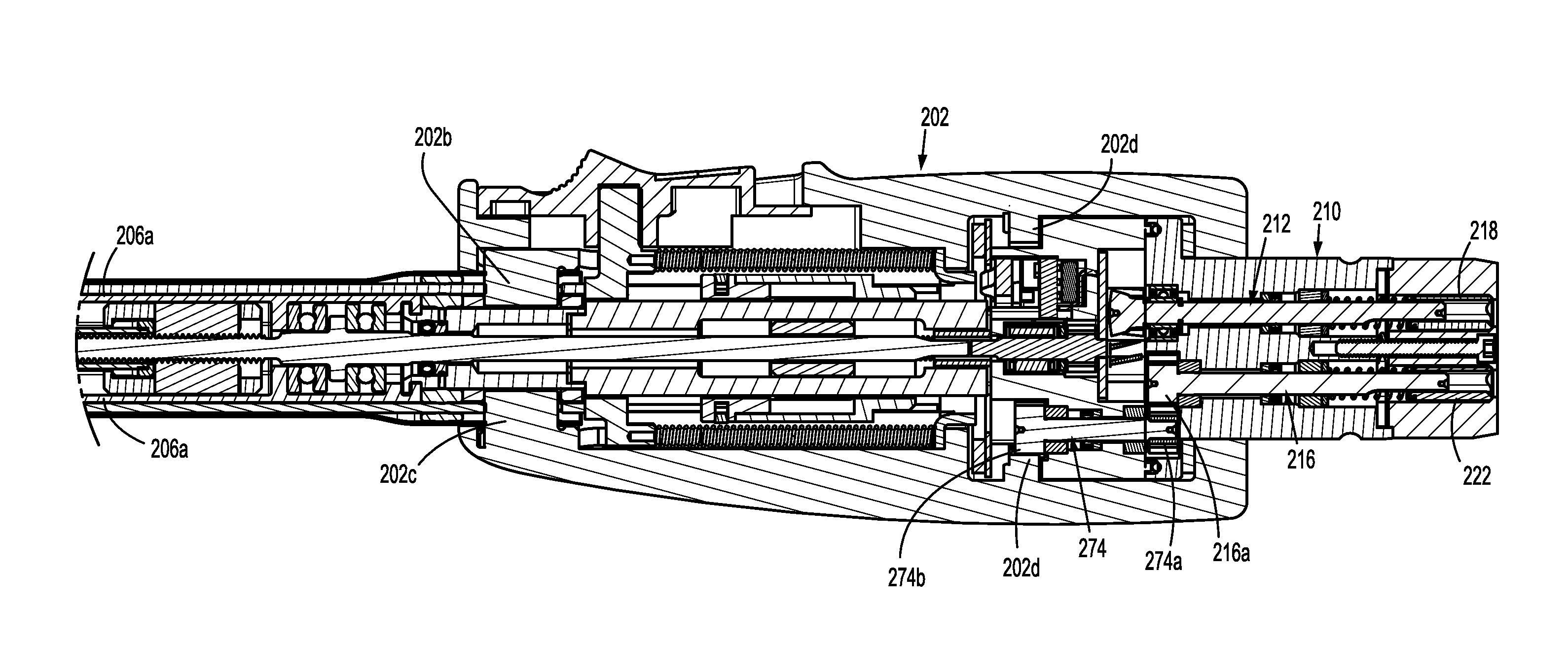 Surgical adapter assemblies for use between surgical handle assembly and surgical end effectors