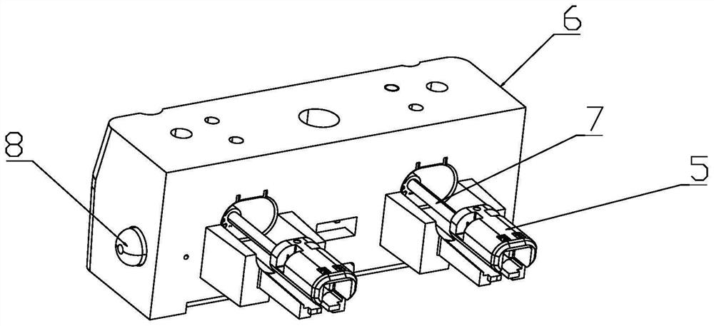 Insert positioning device for injection mold and injection mold