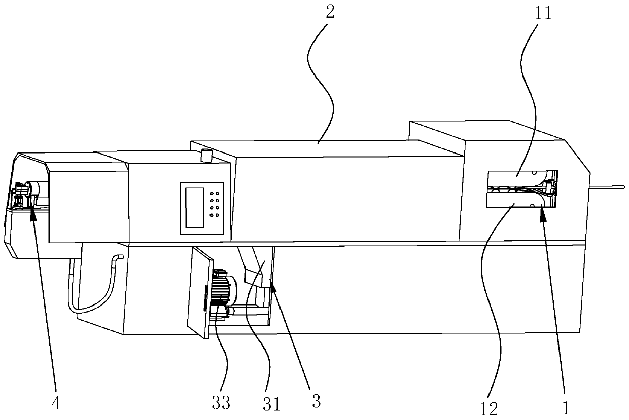 Automatic nylon tube hot forming apparatus and process