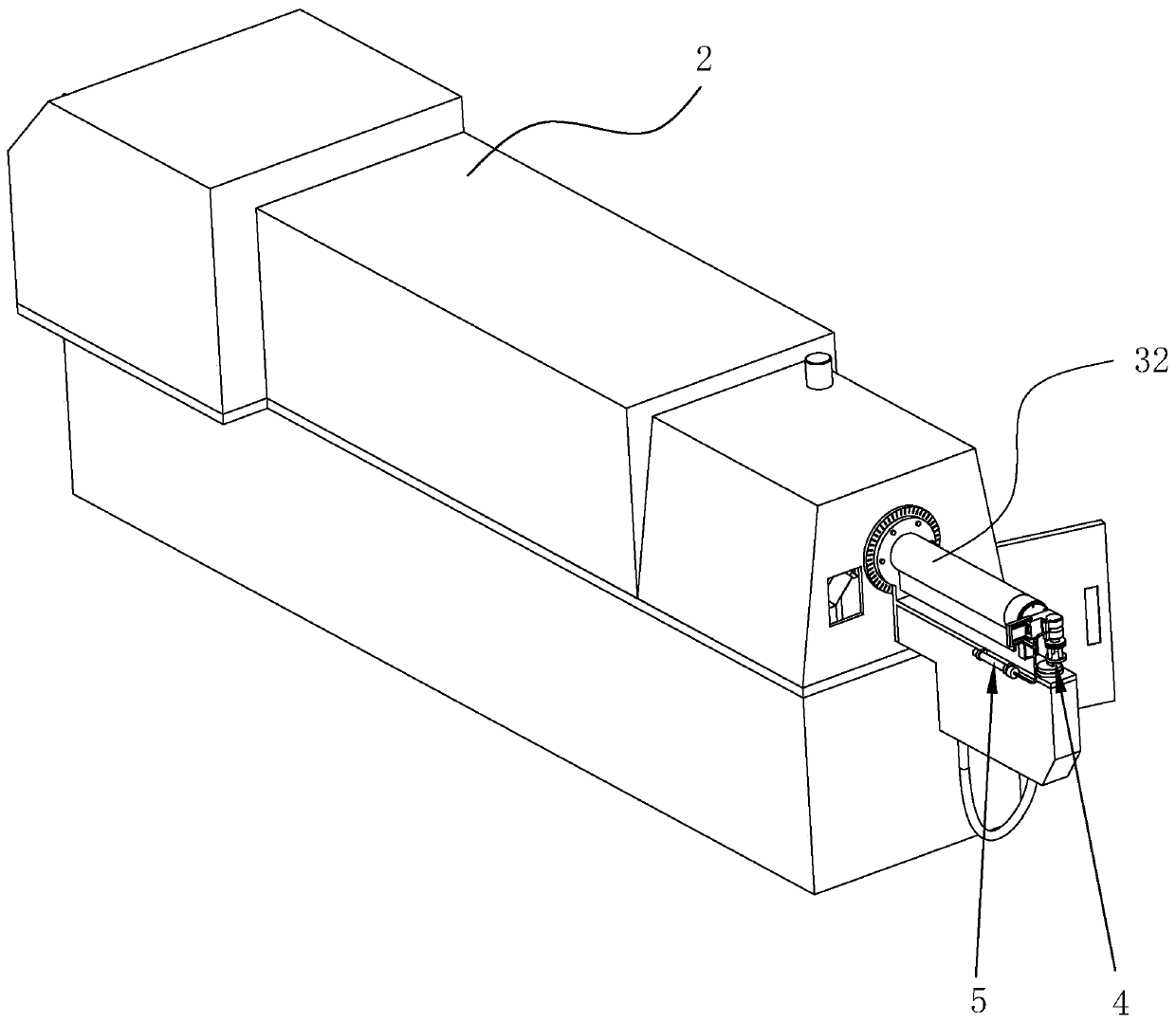 Automatic nylon tube hot forming apparatus and process