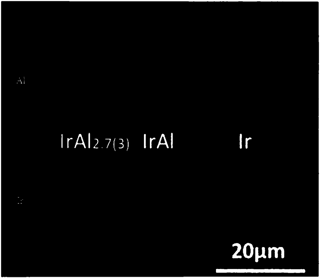 Multi-element gradient modified iridium coating layer and preparation method thereof