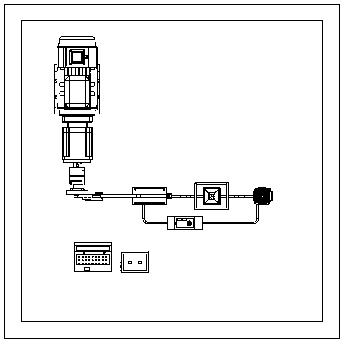 In vitro dual-dynamic degradation performance monitoring device for medical magnesium alloy implantable device