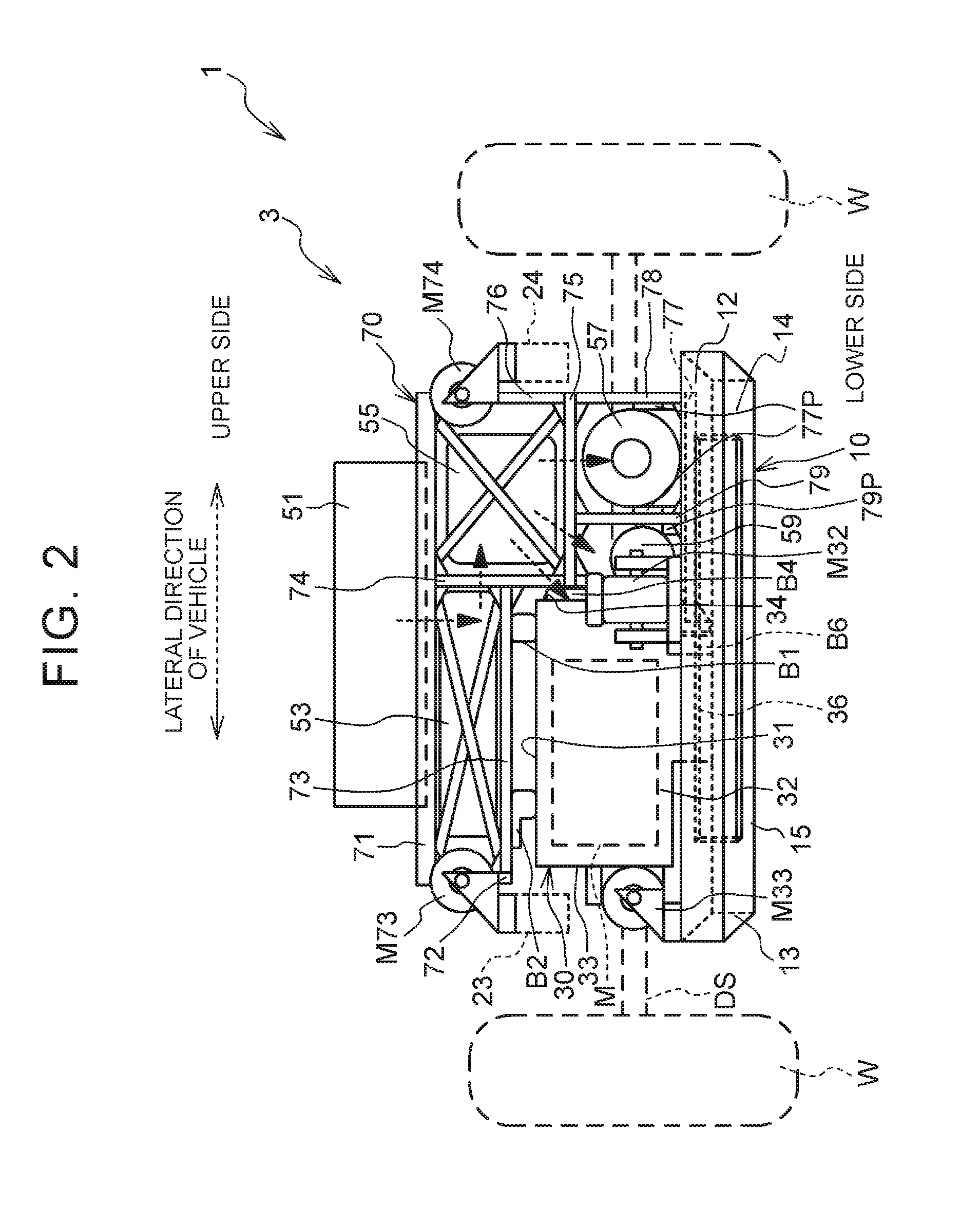 Electric vehicle, holding mechanism, and method of manufacturing electric vehicle