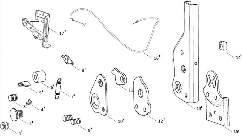 Rotation lock structure used for car seat