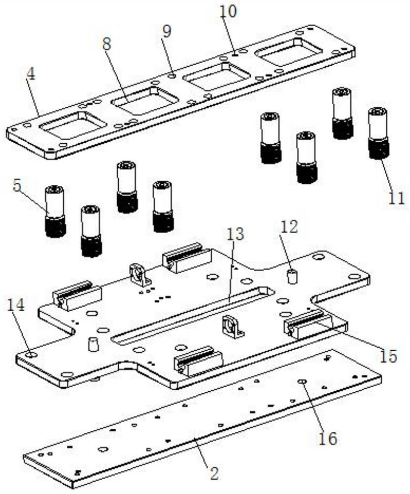 A high-permeability and weather-resistant automotive lampshade mold processing fixing mechanism