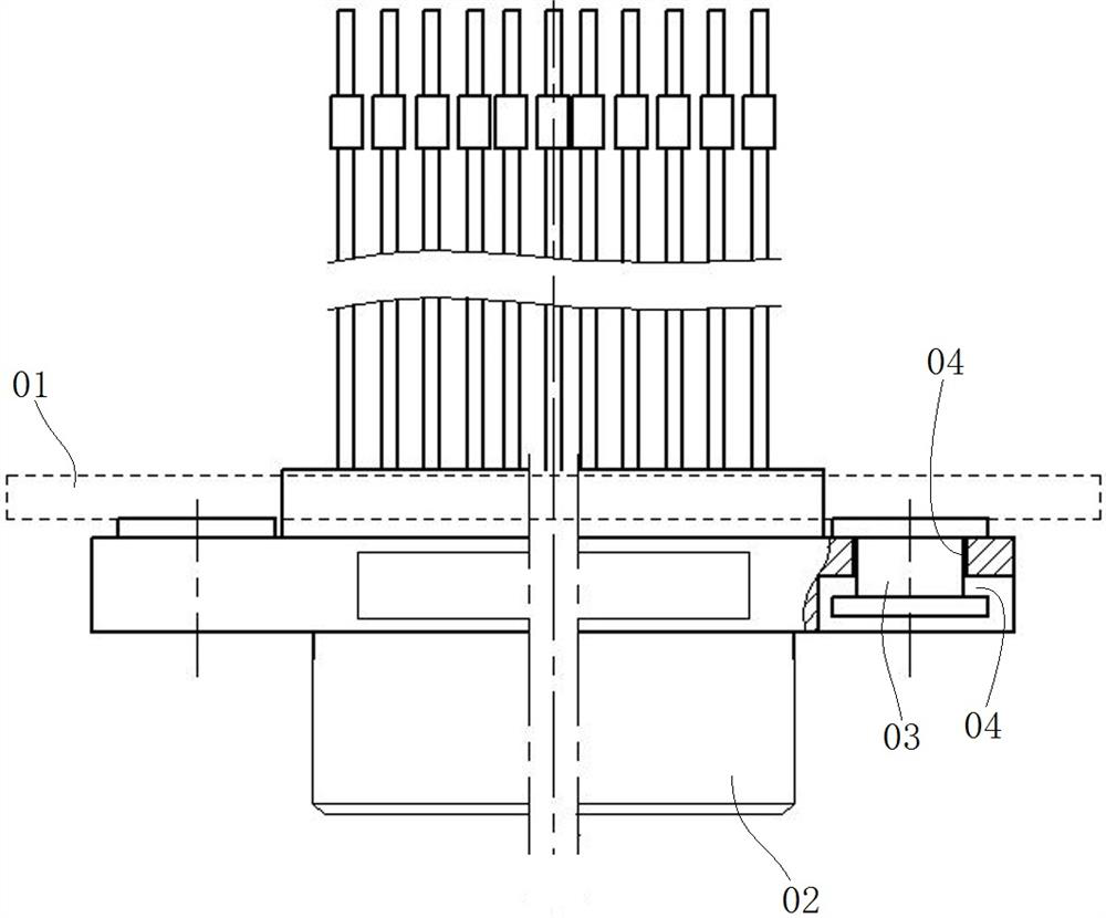 A floating connection guide, a floating connection assembly, a plug, and a socket