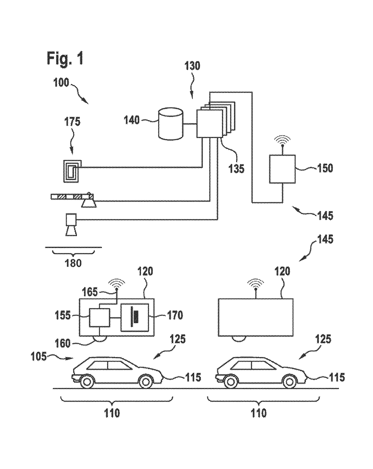 Controlling a parking lot sensor