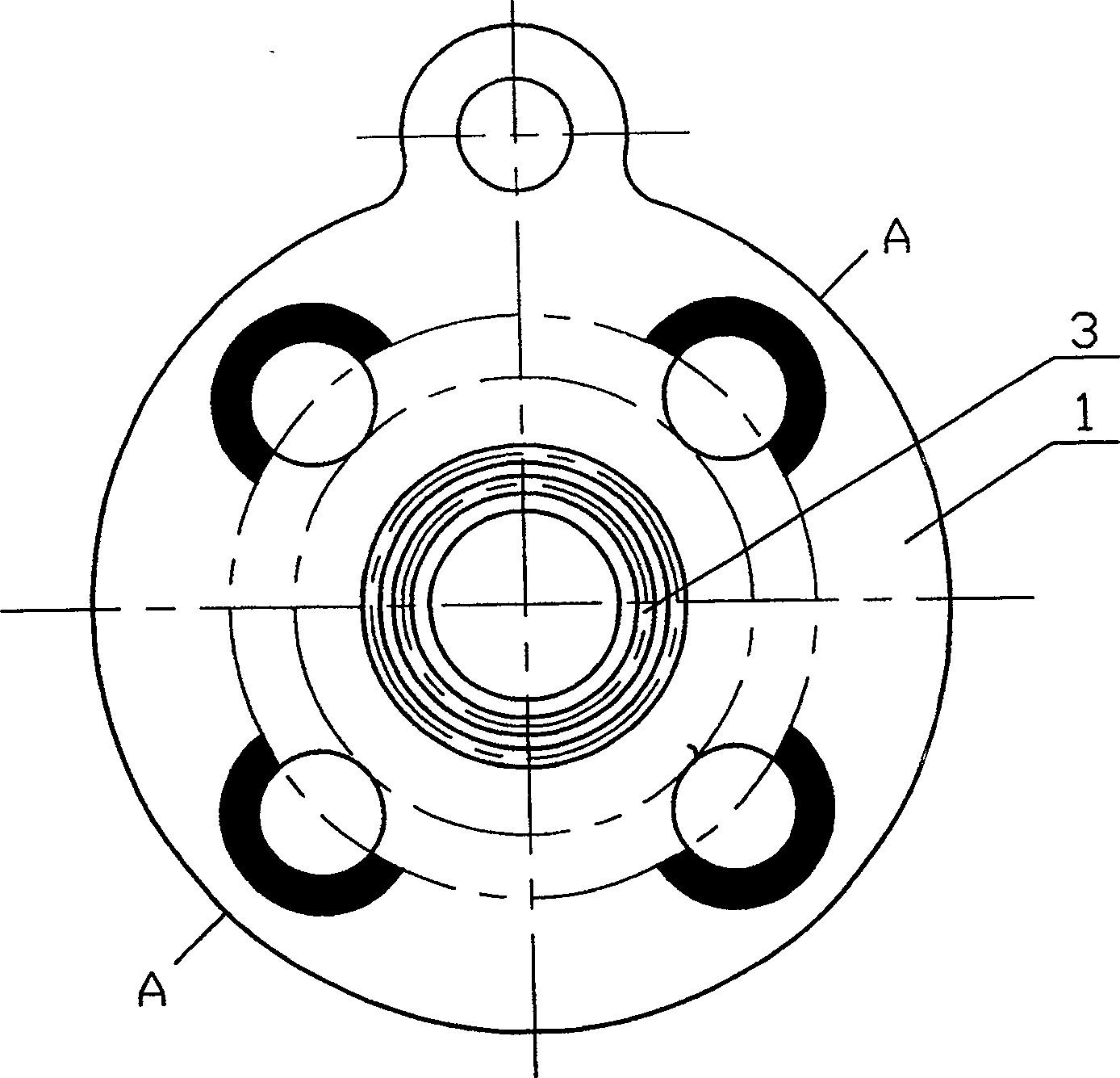 Manufacturing process of polytetrafluoroethylene composite elastic body shim and product thereof