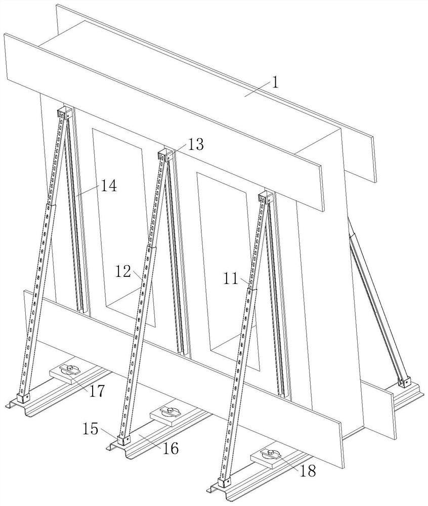 Flexible supporting system for transformer iron core