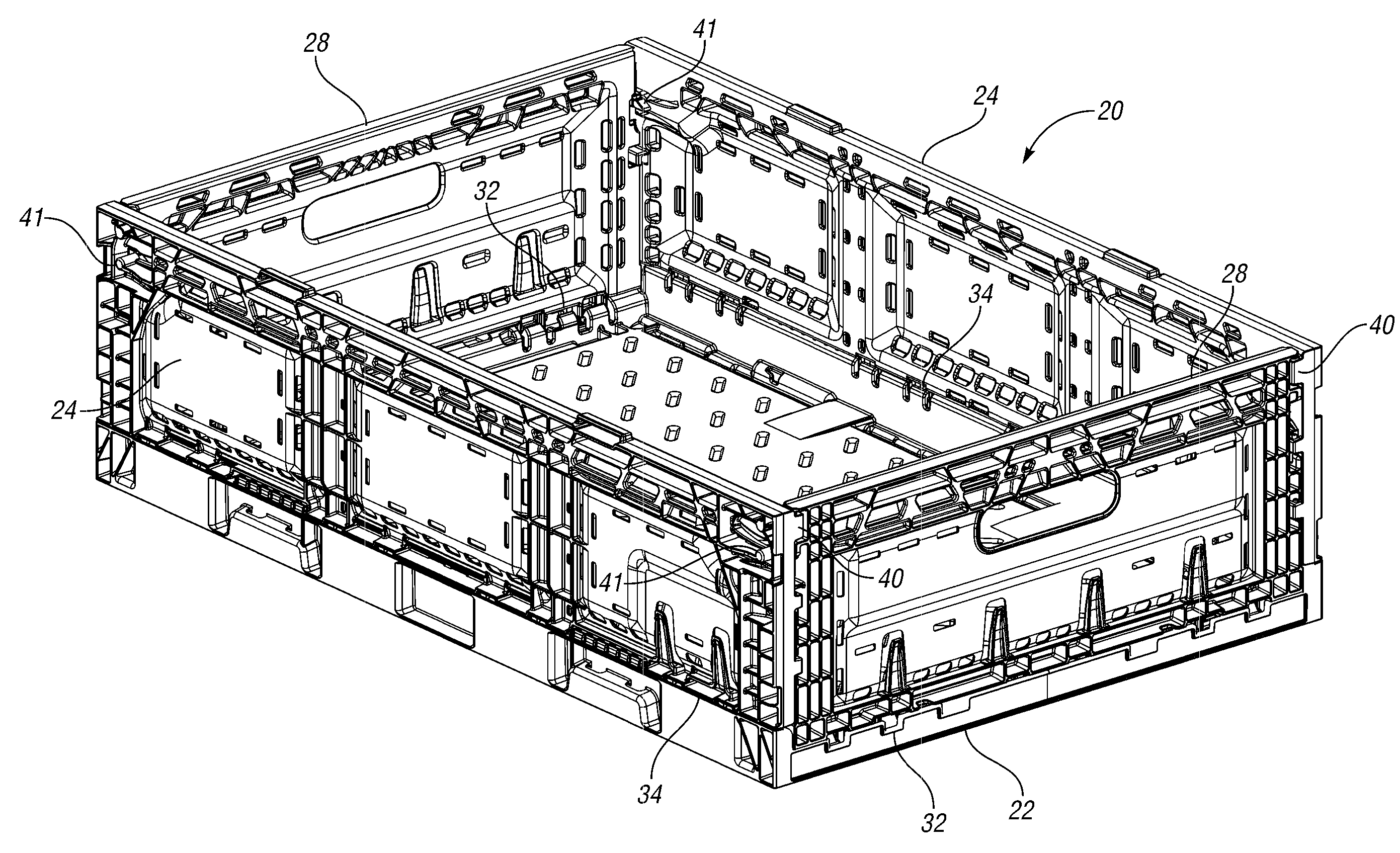 Collapsible container