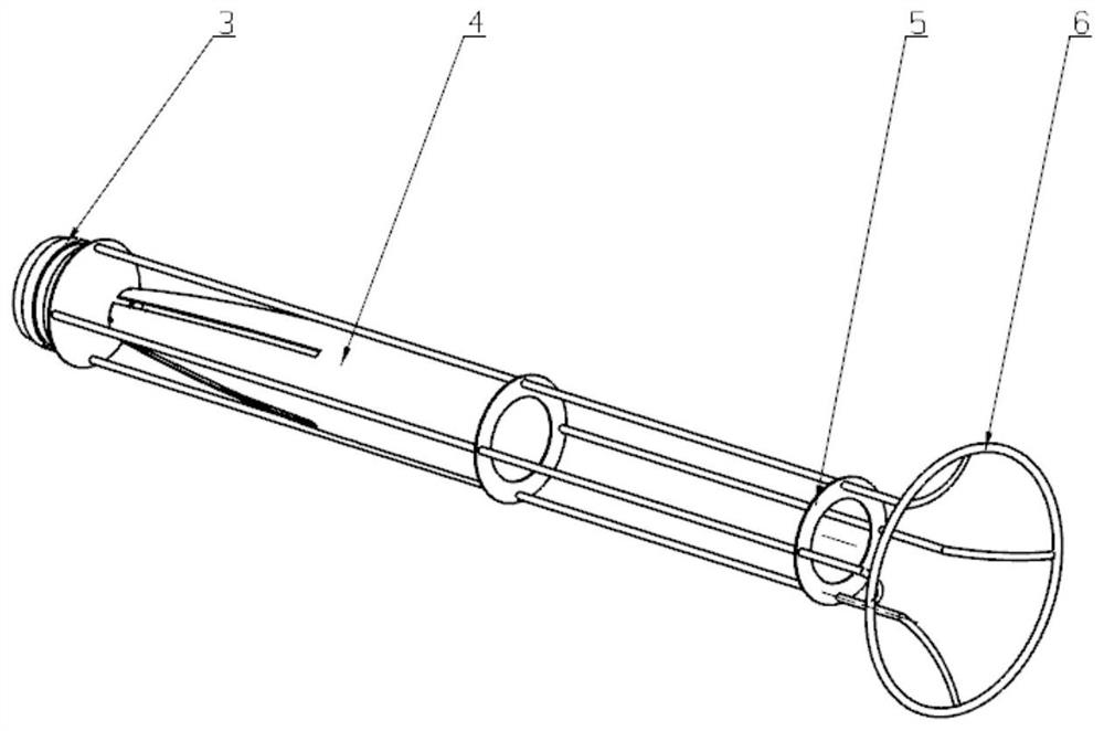 A sleeve-type deceleration anti-collision recovery pipe for Auv recovery