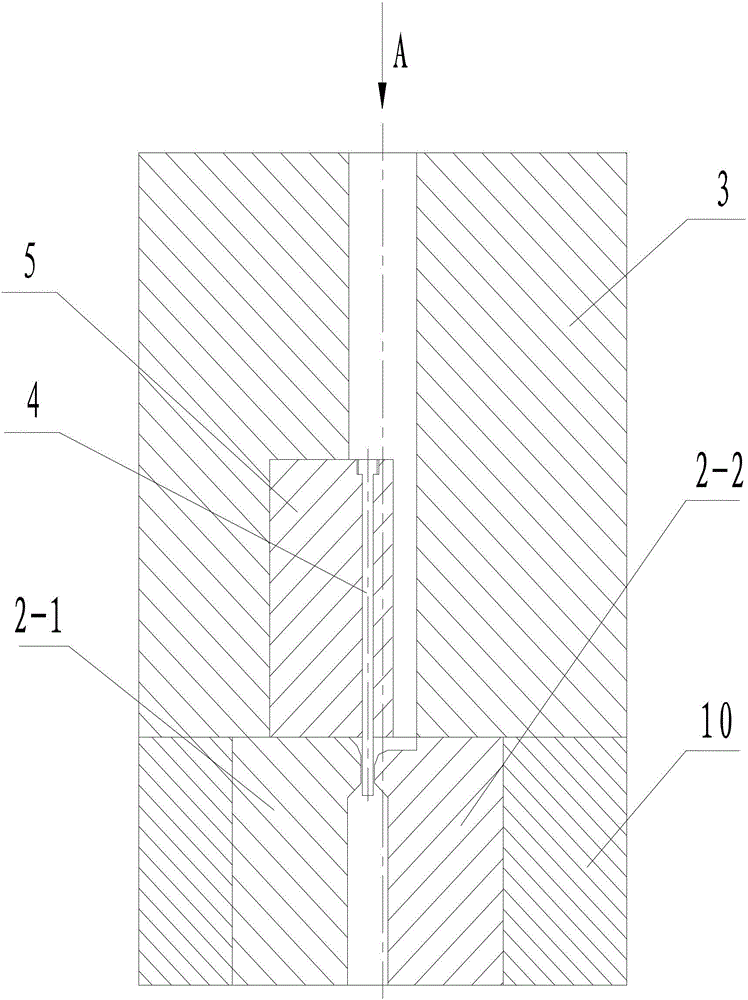 Die and method for semi-solid extrusion thixotropy of degradable magnesium alloy microtubes