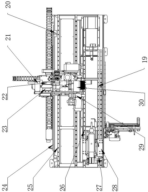 Woodworking numerical control machining center capable of achieving automatic feeding