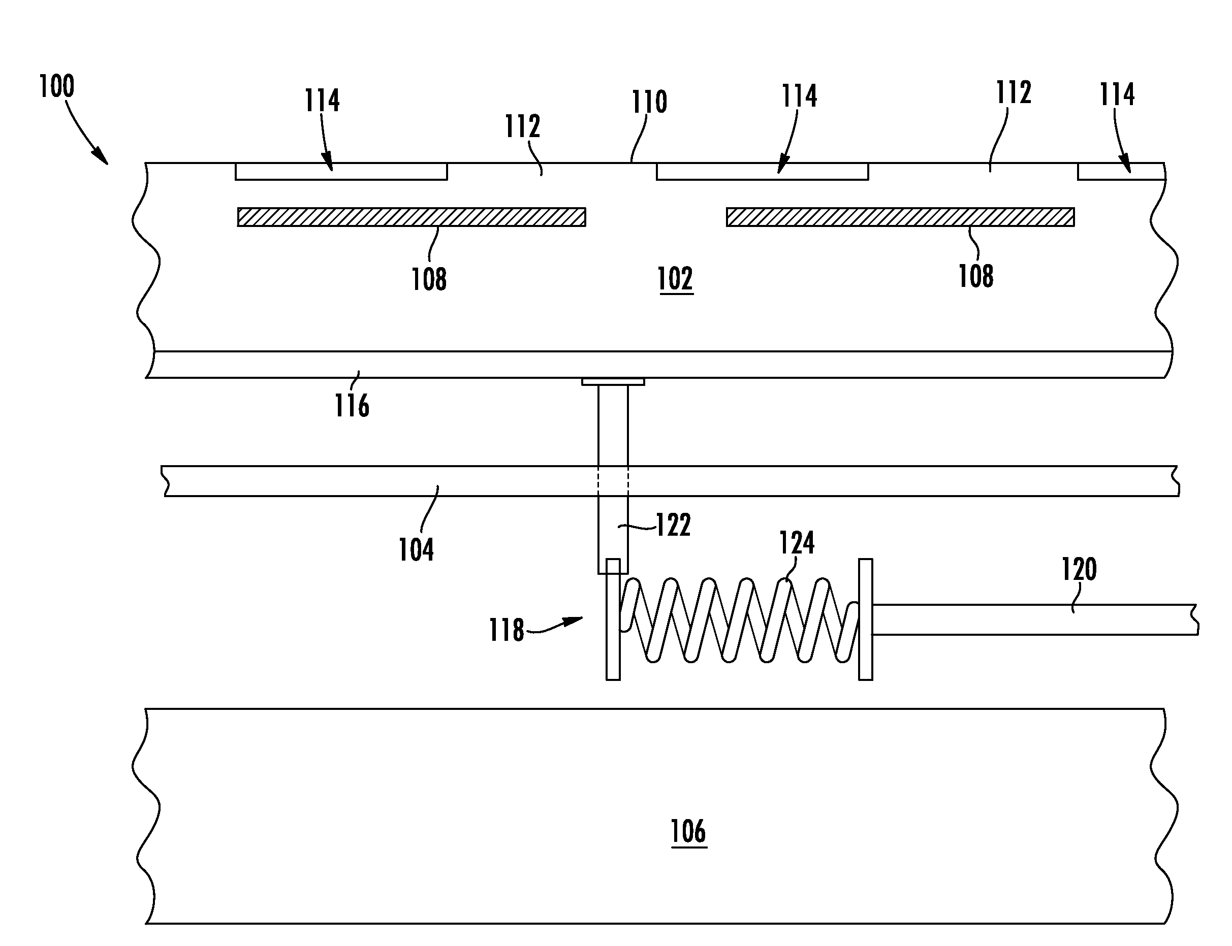 Heated platen with improved temperature uniformity