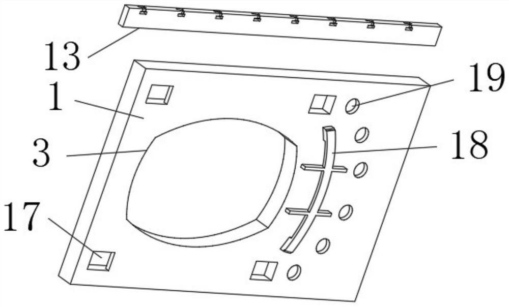 Knee pad with medicine absorption promoting structure for treating rheumatoid arthritis