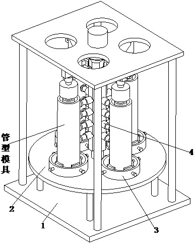 Production method of tubular target material