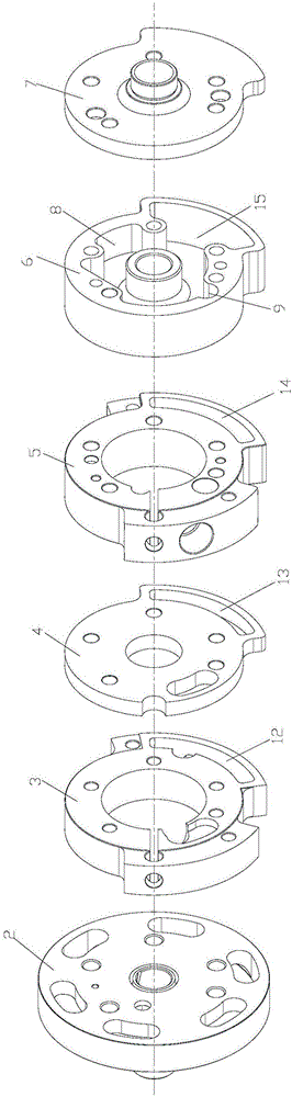 Horizontal rotating two-stage enthalpy increasing compressor