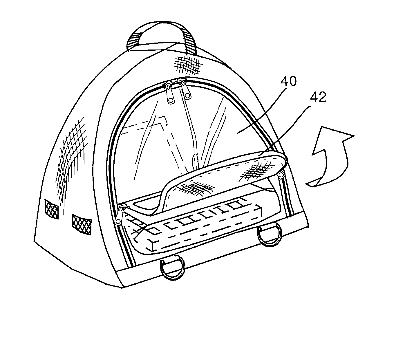 Pop-up electronic equipment enclosure