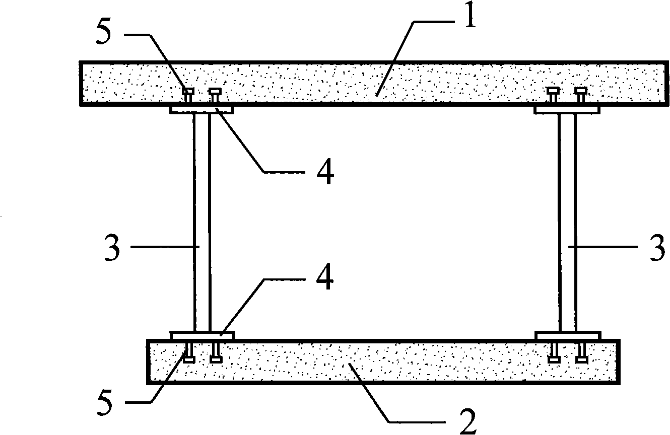 Lower chord opening beam type corrugated steel web combination beam