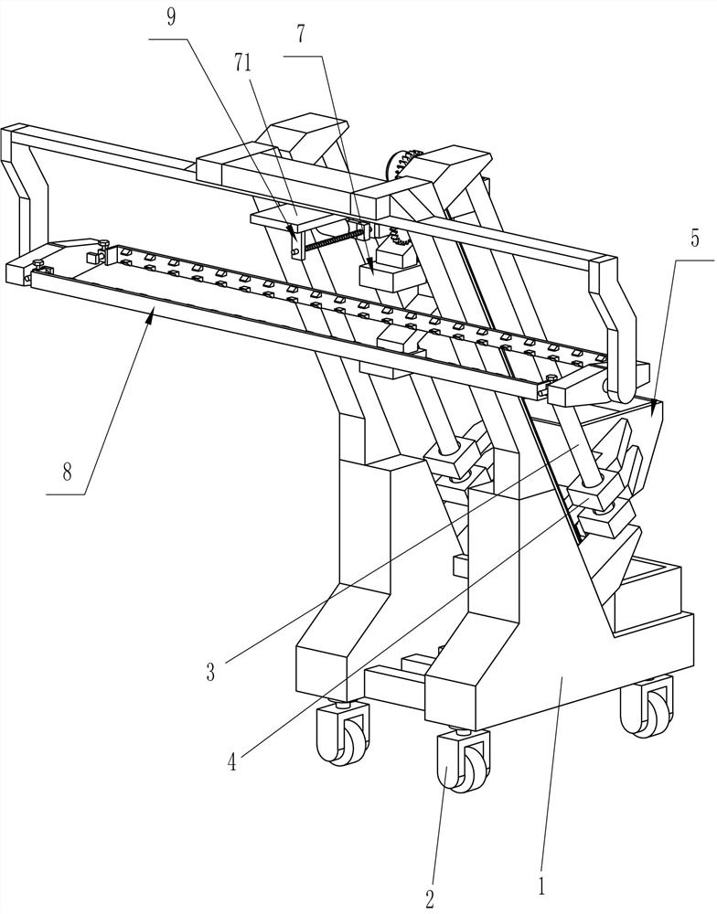 A long tile auxiliary laying equipment for brick wall construction