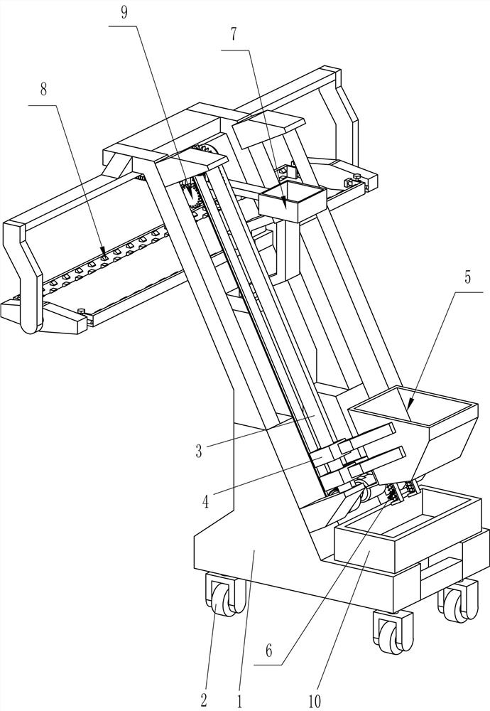 A long tile auxiliary laying equipment for brick wall construction