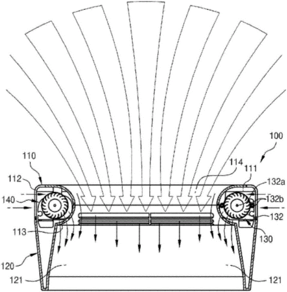 Electric fan with air monitoring function