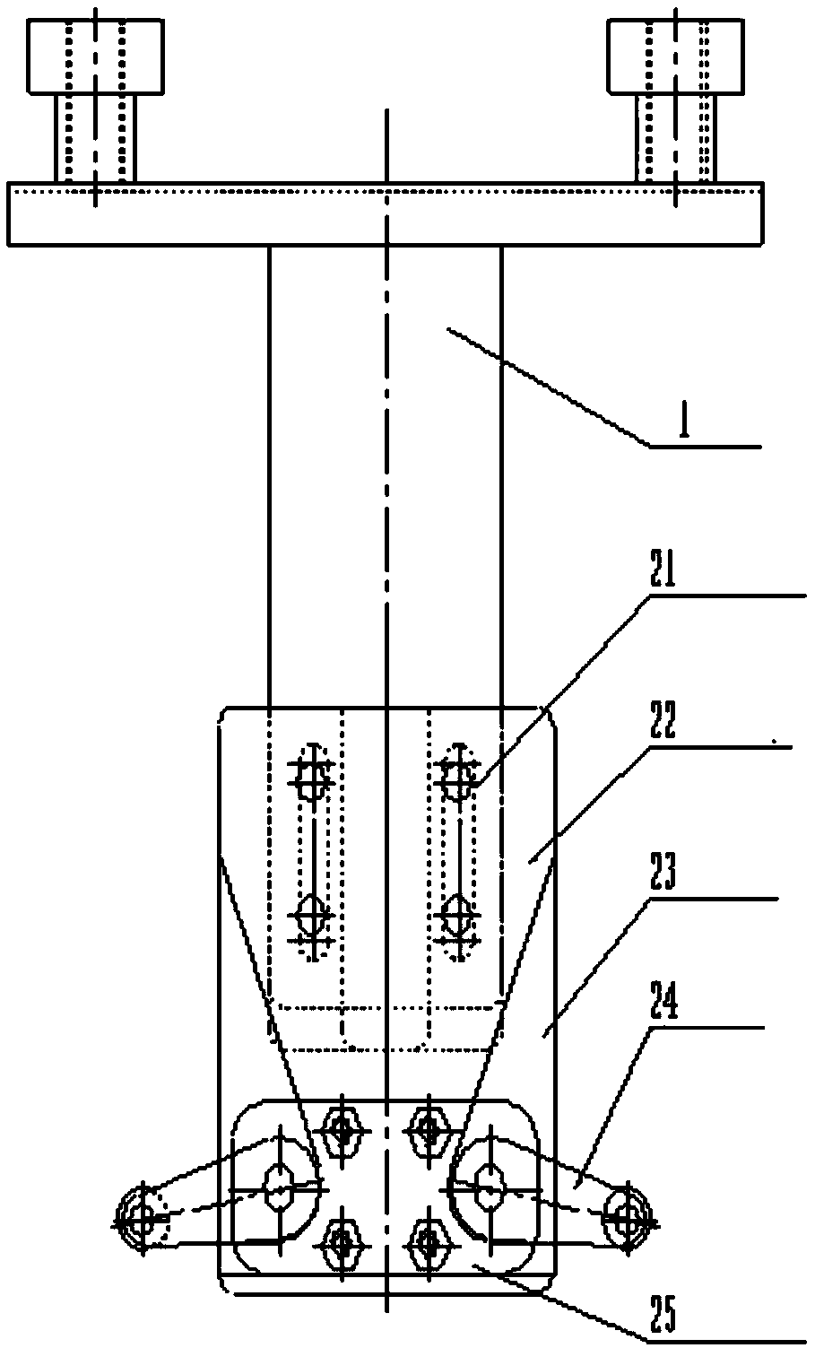 Reciprocating device of flash pressing machine