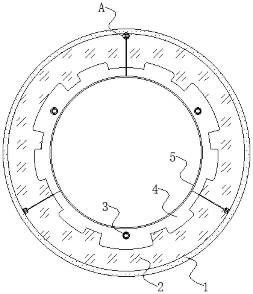 Three-petal type stator assembly of wind driven generator of 12MW and above