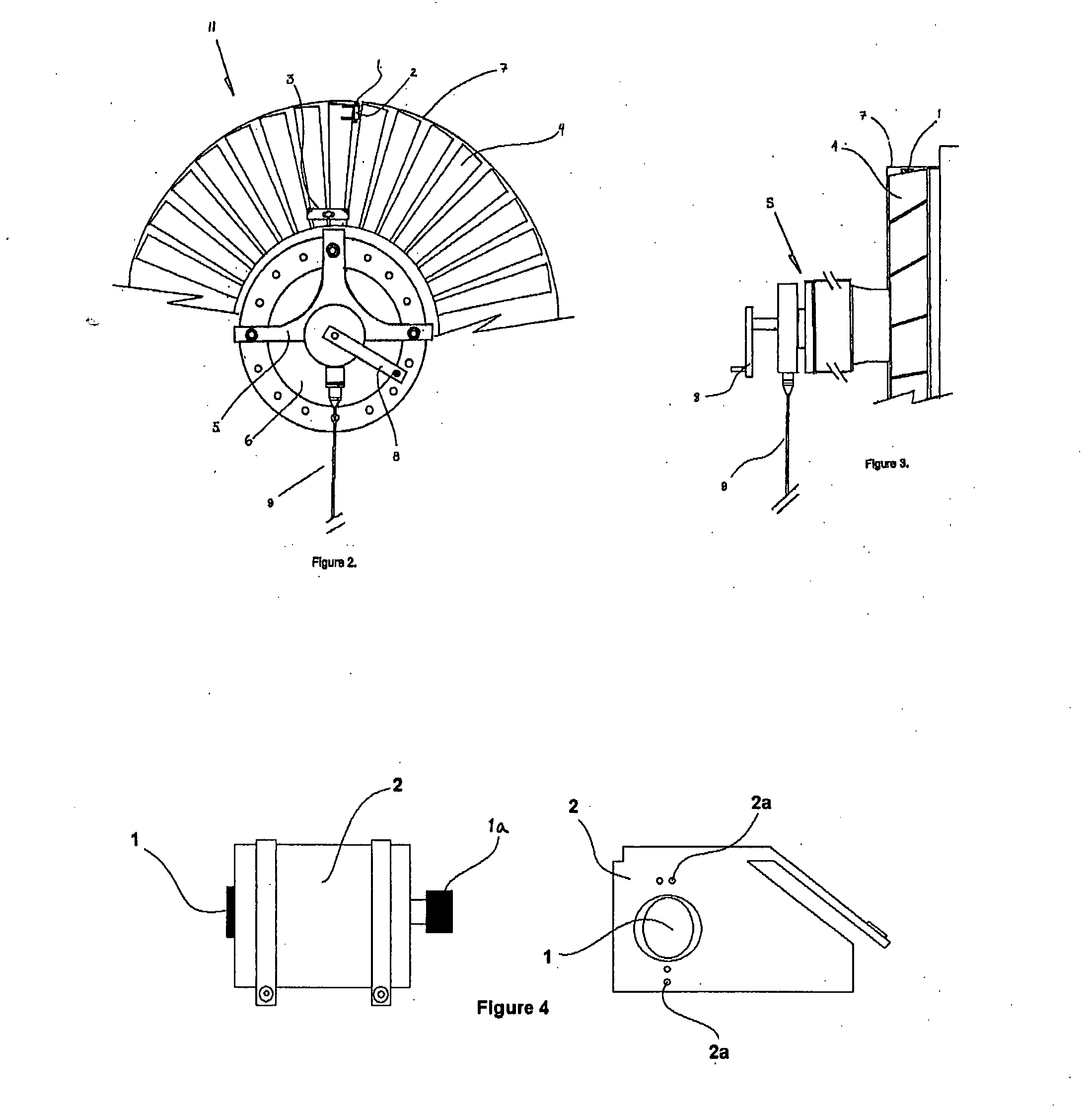 Rotor blade system for rotor and rotor case inspection